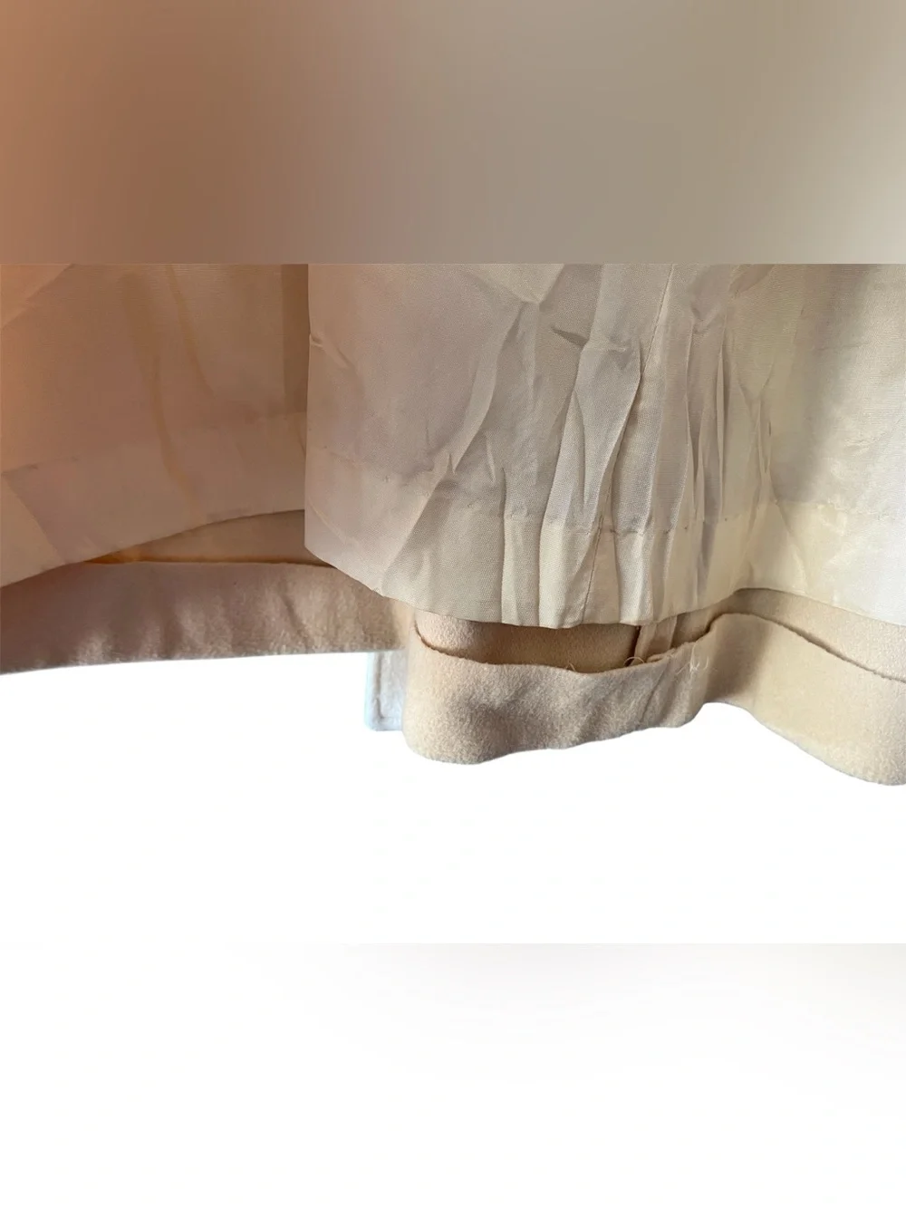 Vintage 100% Cashmere Long Coat | Cream | Tailored Duster / Maxi